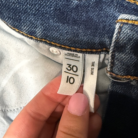 Like New Dark Wash The Slim LOFT Jeans - Picture 4 of 6